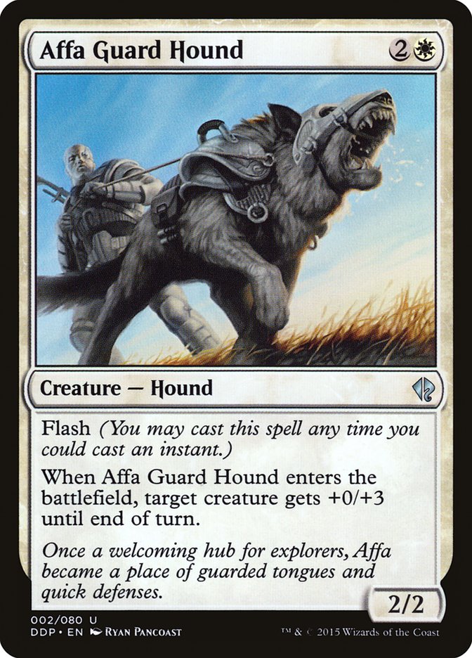 Affa Guard Hound [Duel Decks: Zendikar vs. Eldrazi] | Kessel Run Games Inc. 