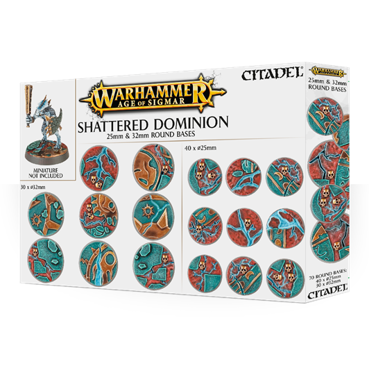 Age of Sigmar: Shattered Dominion 25 & 32mm Round Bases | Kessel Run Games Inc. 