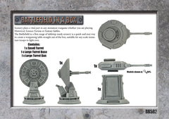 Galactic Warzone: Defense Turrets (x2) Fully Painted Terrain | Kessel Run Games Inc. 
