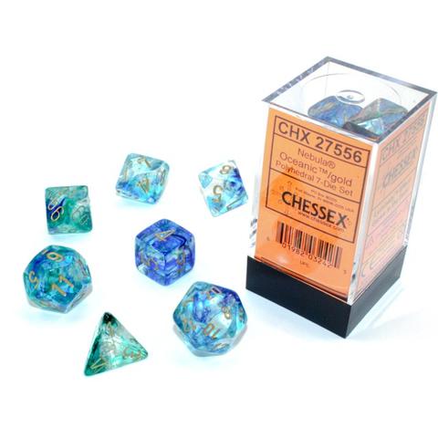 Nebula: Polyhedral 7-Die Set Luminary | Kessel Run Games Inc. 