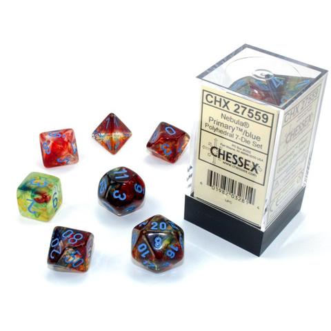 Nebula: Polyhedral 7-Die Set Luminary | Kessel Run Games Inc. 