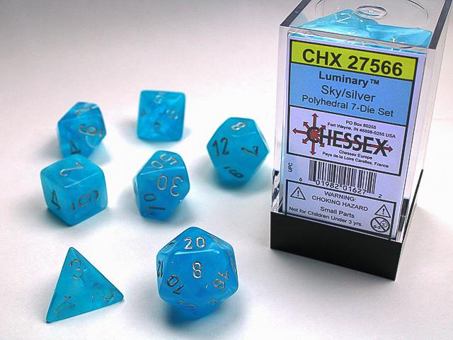 Luminary: Polyhedral 7-Die Set | Kessel Run Games Inc. 