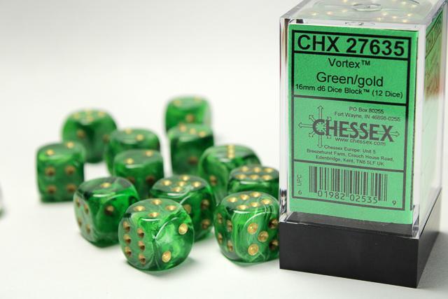 Vortex: 12D6 Dice Block | Kessel Run Games Inc. 