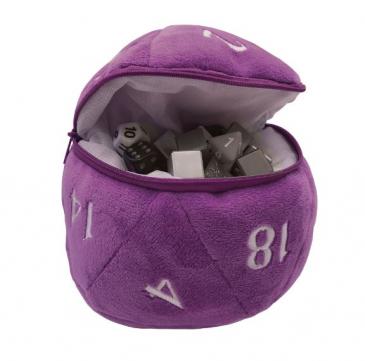 D20 Plush Dice Bag: Purple | Kessel Run Games Inc. 