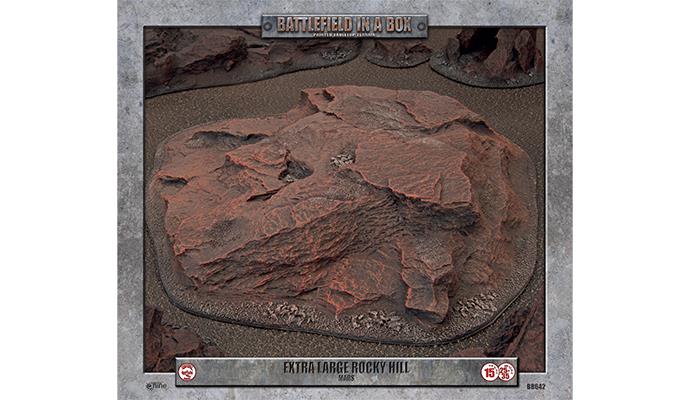 Flames of War Essentials: Extra Large Rocky Hill - Mars | Kessel Run Games Inc. 