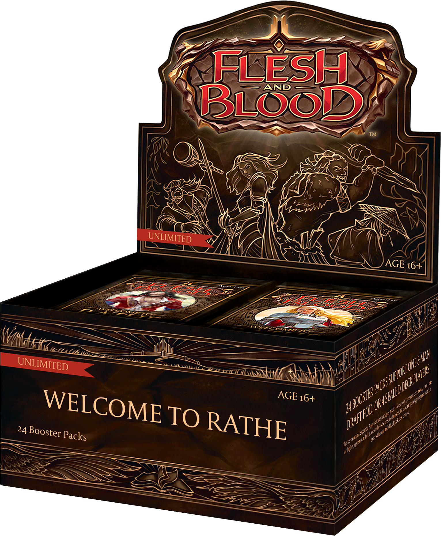 Flesh and Blood: Welcome to Rathe Booster Box (Unlimited) | Kessel Run Games Inc. 