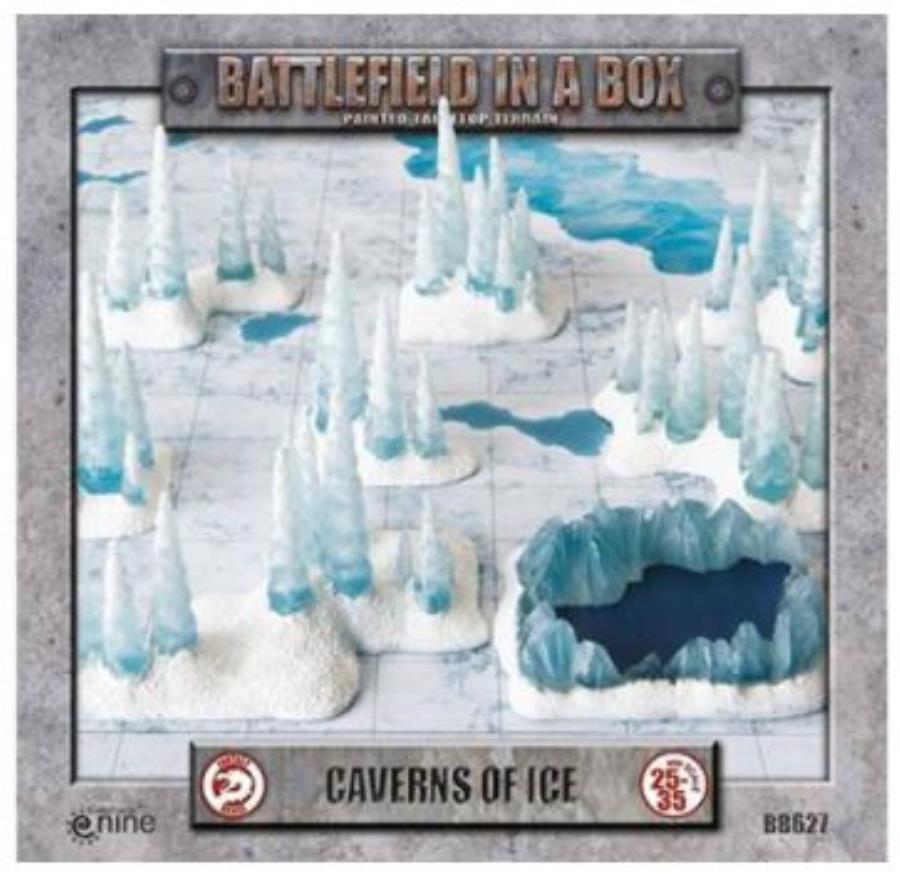 Battlefield in a Box: Ice Caverns 3D Terrain Set | Kessel Run Games Inc. 