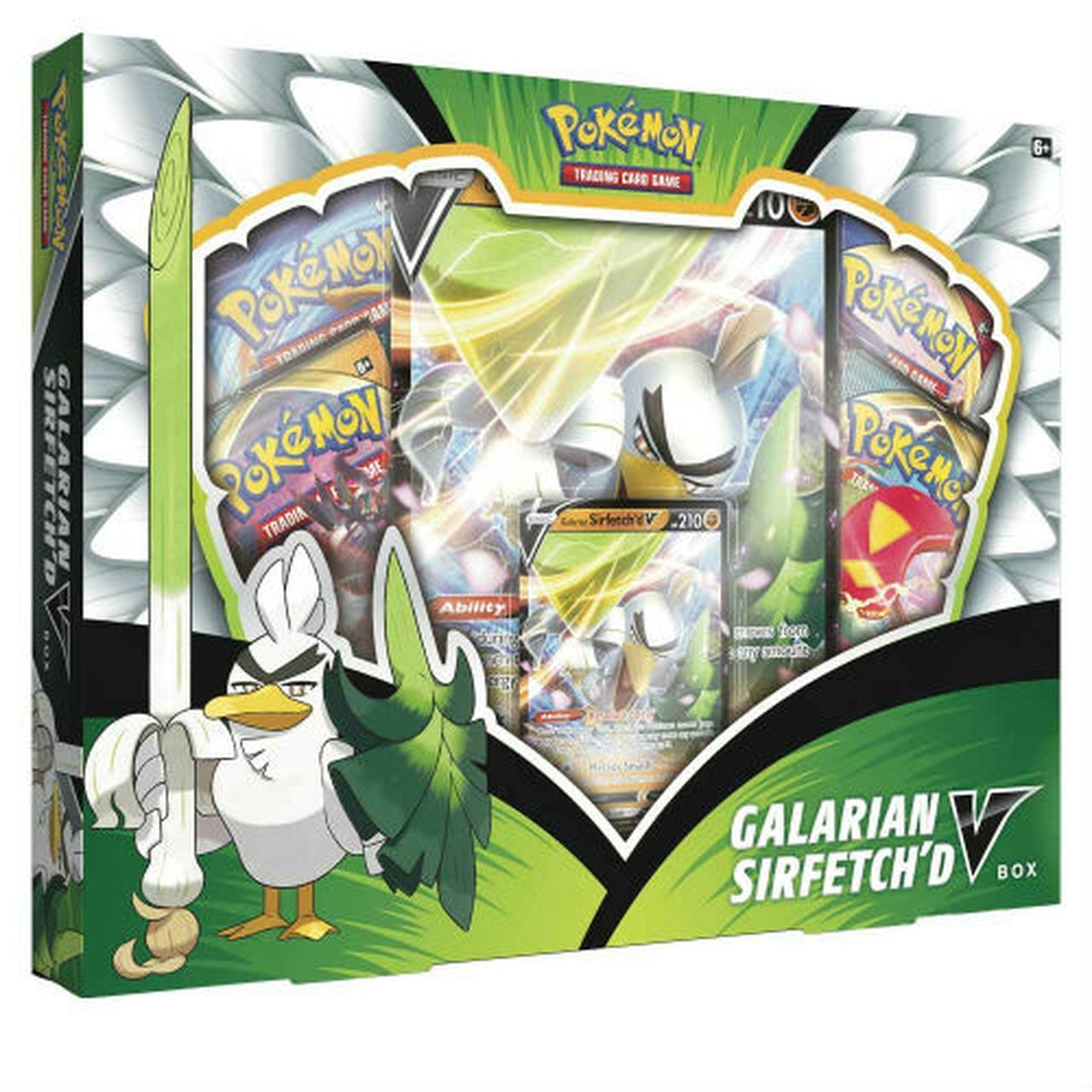 Pokémon TCG: Galarian Sirfetch’d V Box | Kessel Run Games Inc. 