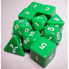 Koplow 10pc Polyhedral Dice Cube: Opaque | Kessel Run Games Inc. 