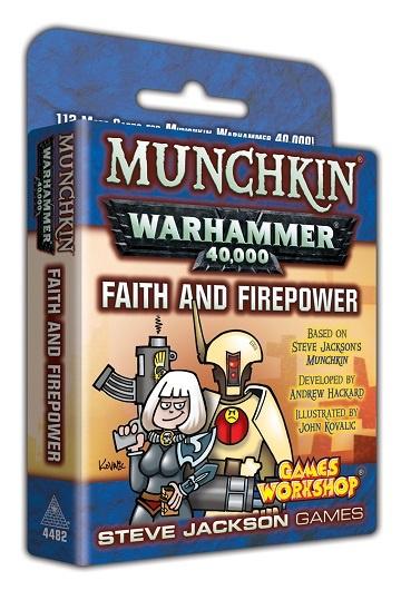 MUNCHKIN - WARHAMMER 40,000 - FAITH AND FIREPOWER | Kessel Run Games Inc. 