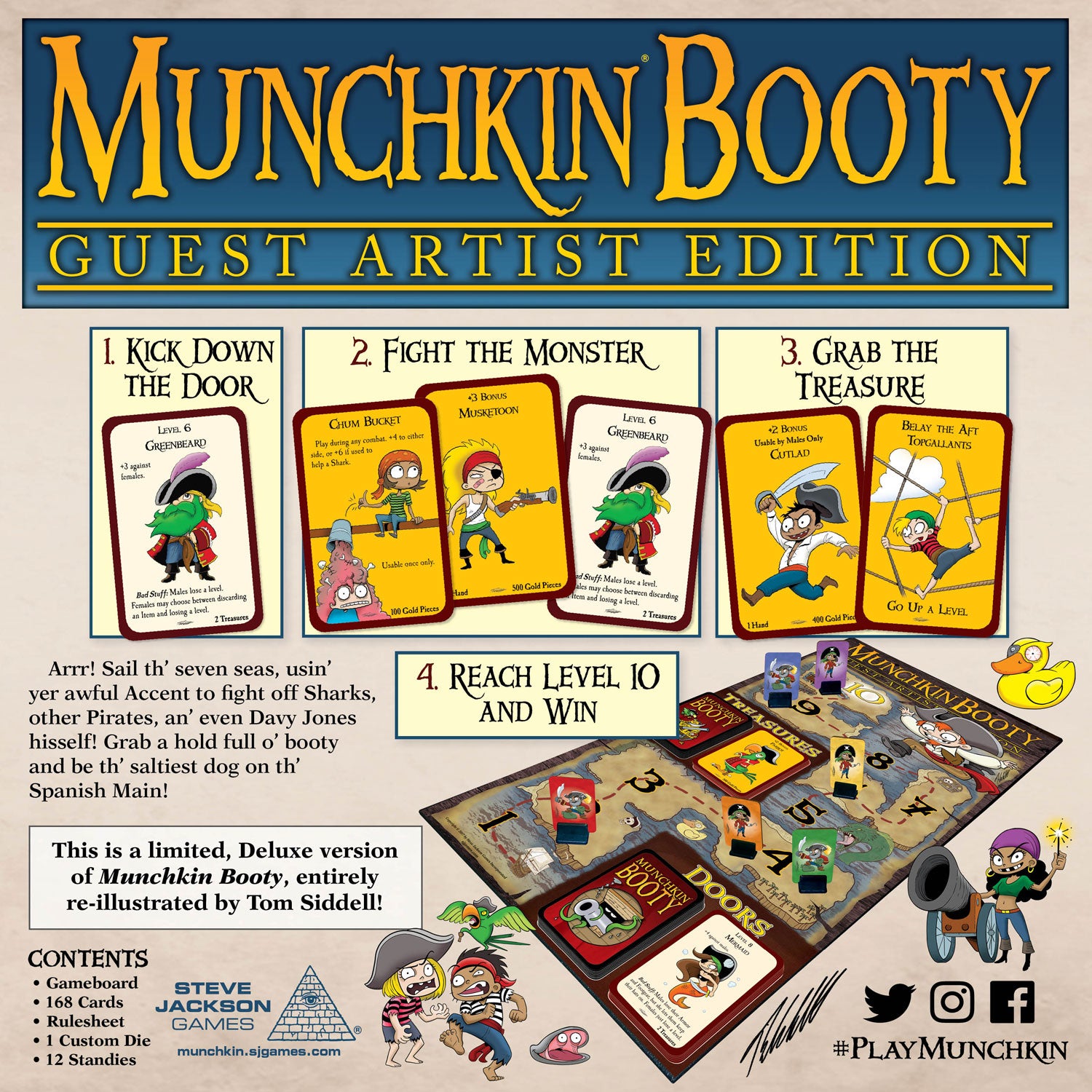 Munchkin Booty Guest Artist Edition | Kessel Run Games Inc. 
