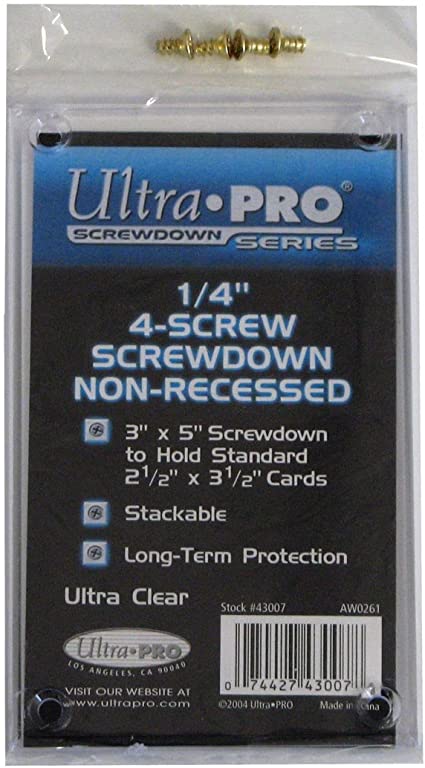 Ultra Pro: Non-Recessed Screwdown - 1/4" | Kessel Run Games Inc. 