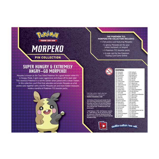 Pokémon TCG: Morpeko Pin Collection | Kessel Run Games Inc. 