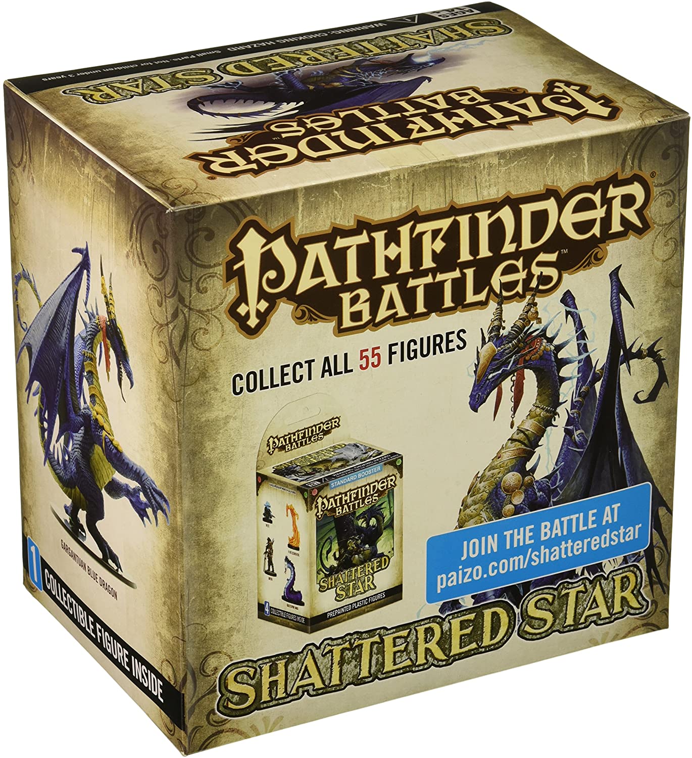 Pathfinder Battles: Shattered Star - Gargantuan Blue Dragon | Kessel Run Games Inc. 
