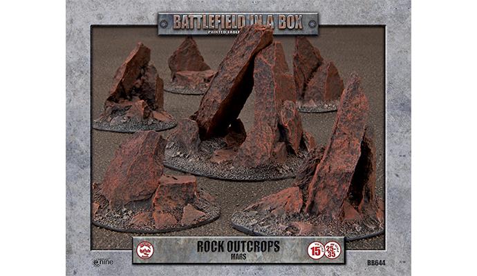 Flames of War Essentials: Rock Outcrops - Mars | Kessel Run Games Inc. 