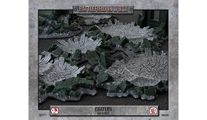 Flames of War: Gothic Battlefields: Craters -Malachite | Kessel Run Games Inc. 