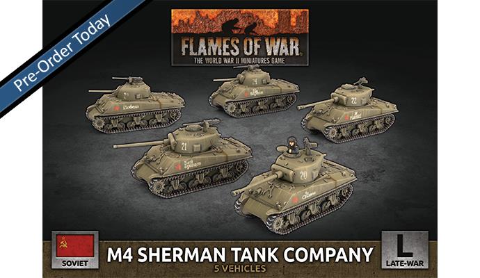 M4 Sherman Tank Company (x5) | Kessel Run Games Inc. 