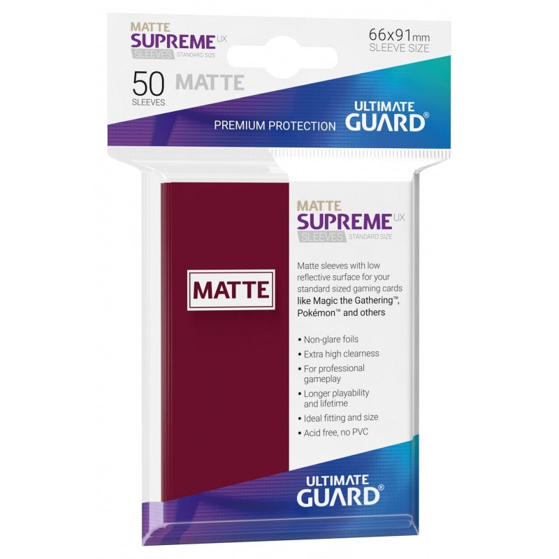 Ultimate Guard: Supreme UX Matte Sleeves 50ct | Kessel Run Games Inc. 
