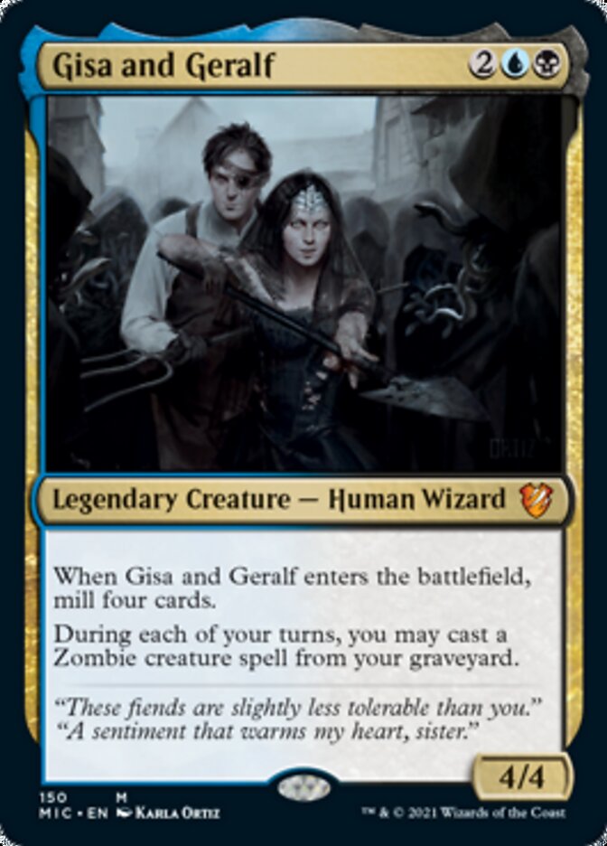 Gisa and Geralf [Innistrad: Midnight Hunt Commander] | Kessel Run Games Inc. 