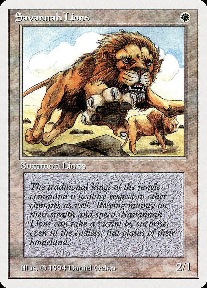 Savannah Lions [Summer Magic / Edgar] | Kessel Run Games Inc. 