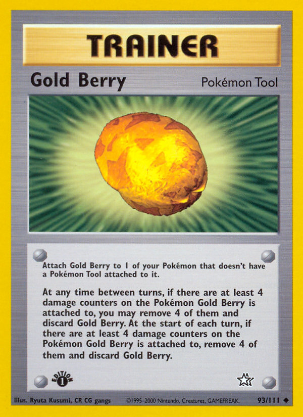 Gold Berry (93/111) [Neo Genesis 1st Edition] | Kessel Run Games Inc. 