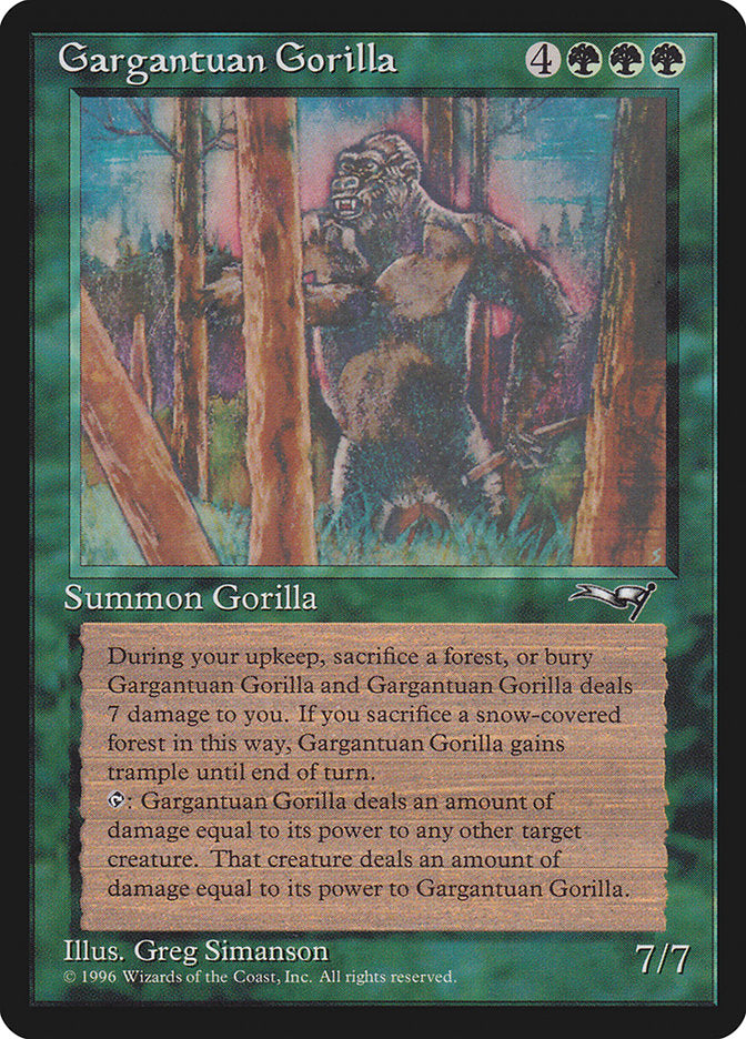 Gargantuan Gorilla [Alliances] | Kessel Run Games Inc. 
