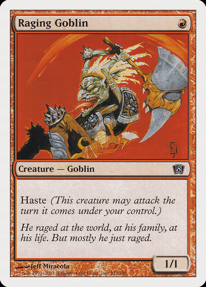 Raging Goblin [Eighth Edition] | Kessel Run Games Inc. 