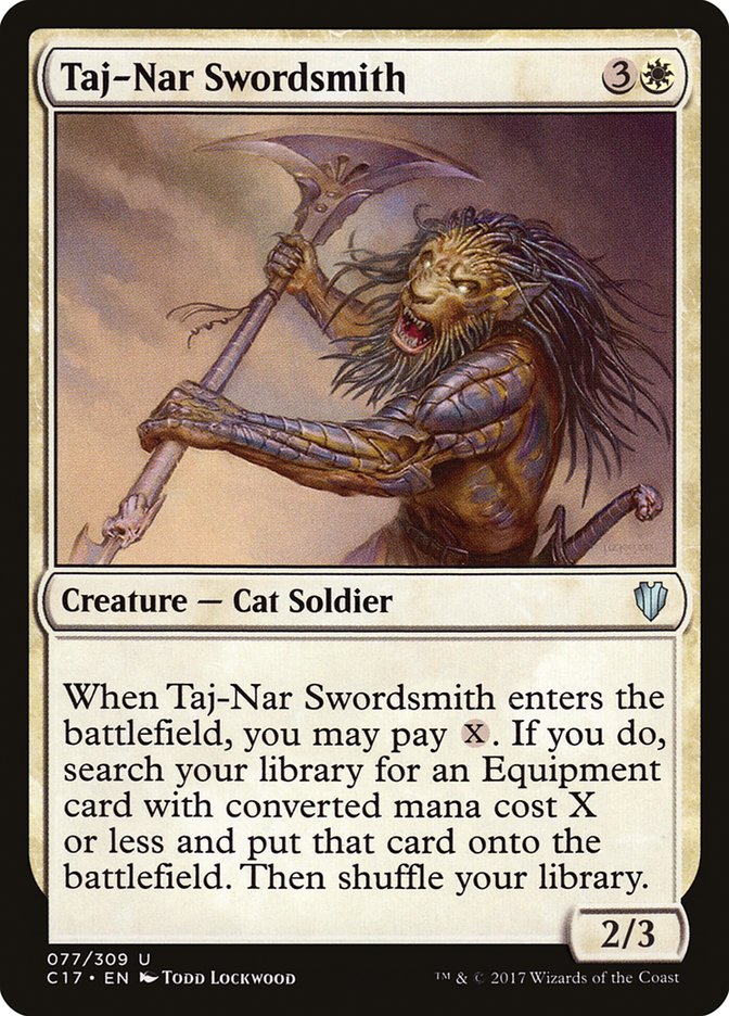 Taj-Nar Swordsmith [Commander 2017] | Kessel Run Games Inc. 