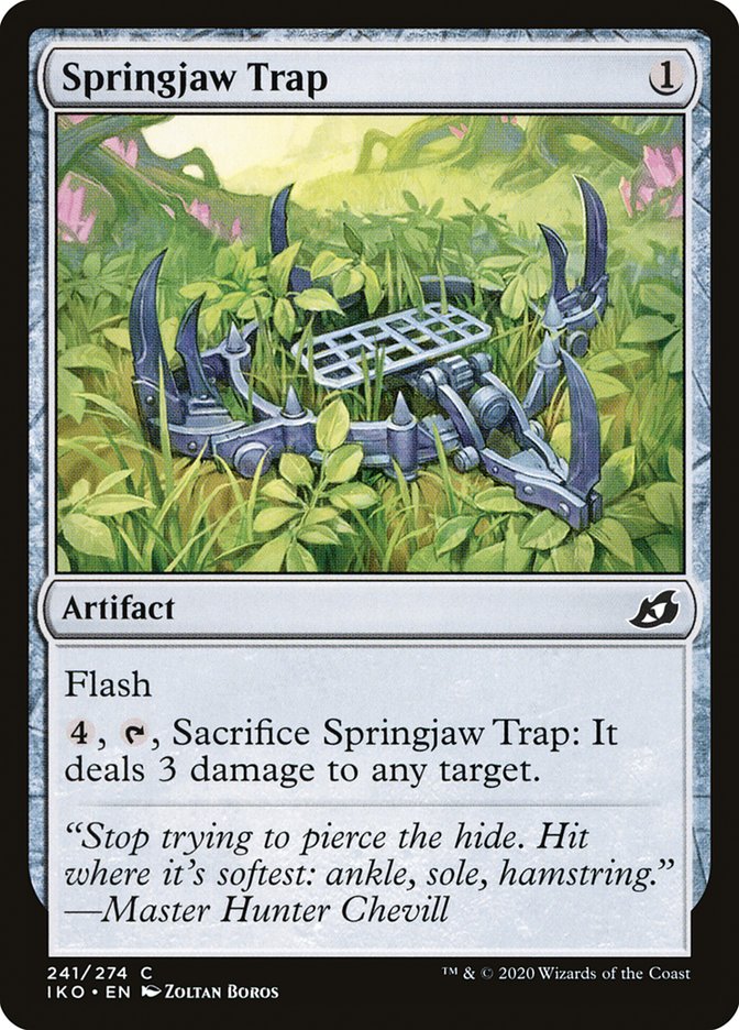 Springjaw Trap [Ikoria: Lair of Behemoths] | Kessel Run Games Inc. 