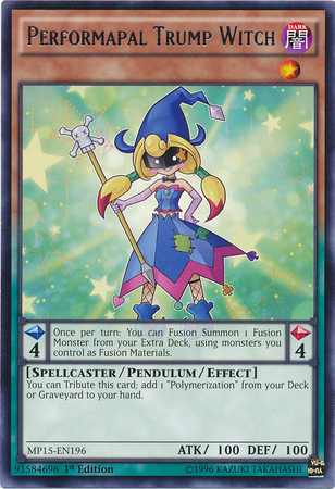 Performapal Trump Witch [MP15-EN196] Rare | Kessel Run Games Inc. 