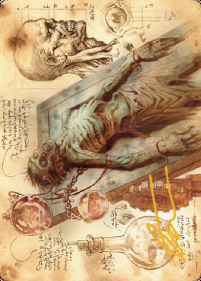 Ashnod's Altar Art Card (Gold-Stamped Signature) [The Brothers' War Art Series] | Kessel Run Games Inc. 