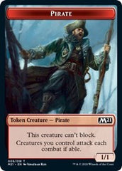 Pirate // Treasure Double-Sided Token [Core Set 2021 Tokens] | Kessel Run Games Inc. 