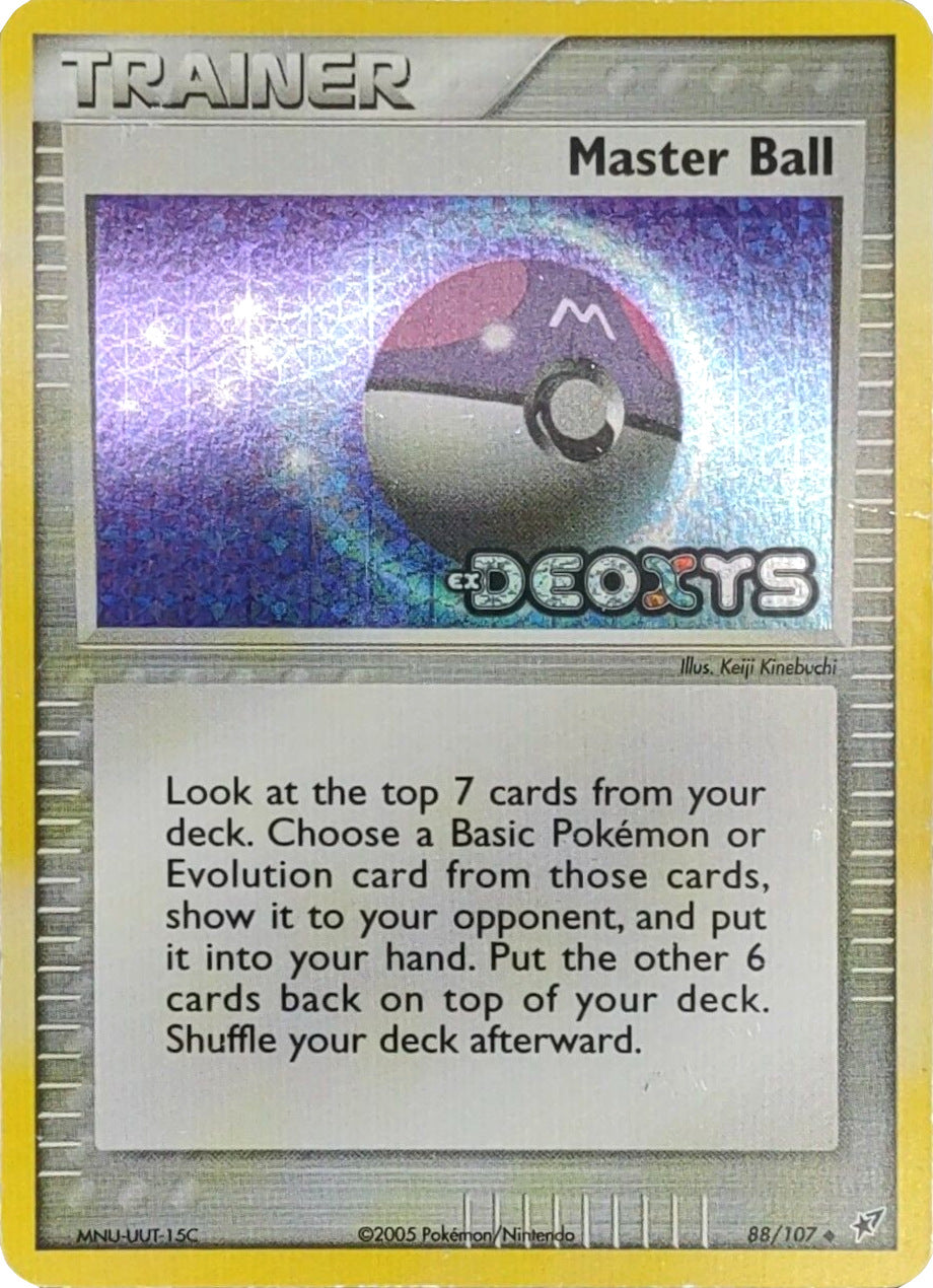 Master Ball (88/107) (Stamped) [EX: Deoxys] | Kessel Run Games Inc. 