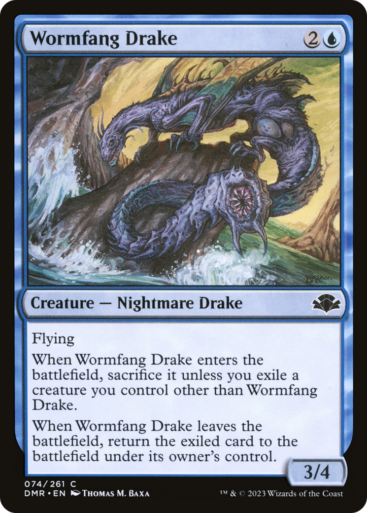 Wormfang Drake [Dominaria Remastered] | Kessel Run Games Inc. 