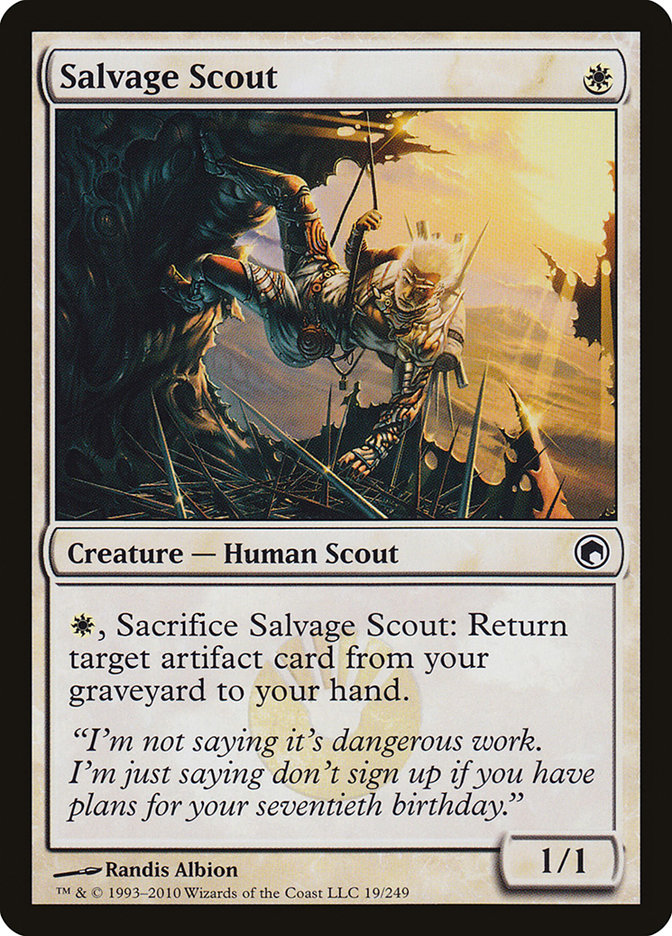Salvage Scout [Scars of Mirrodin] | Kessel Run Games Inc. 