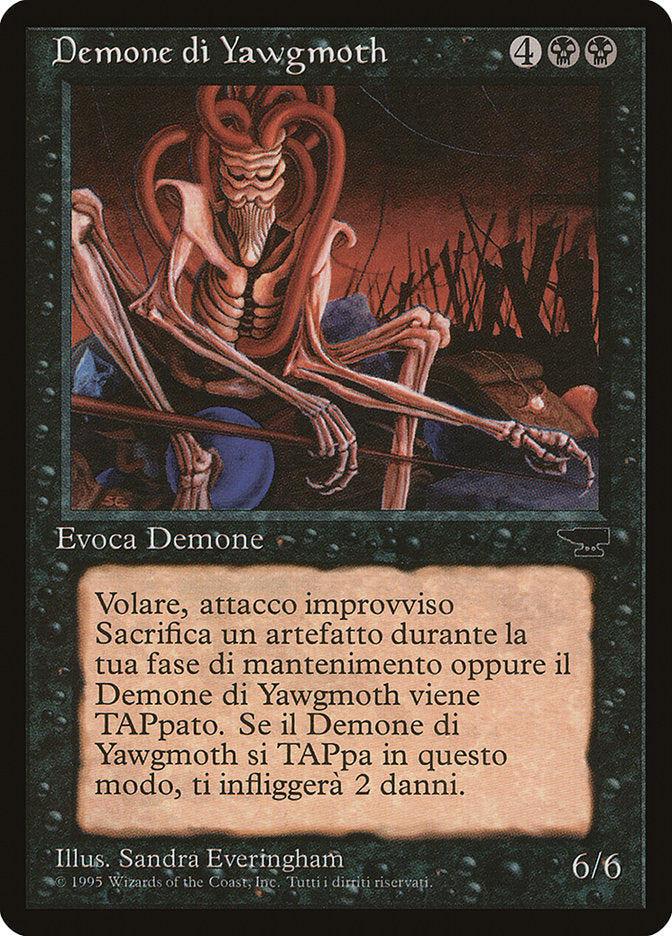 Yawgmoth Demon (Italian) [Rinascimento] | Kessel Run Games Inc. 