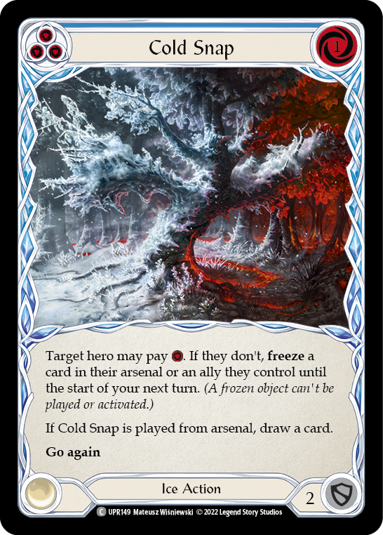 Cold Snap (Blue) [UPR149] (Uprising)  Rainbow Foil | Kessel Run Games Inc. 