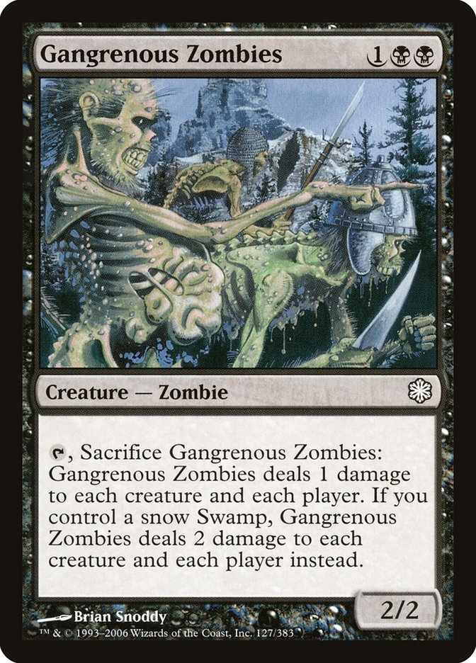 Gangrenous Zombies [Coldsnap Theme Decks] | Kessel Run Games Inc. 