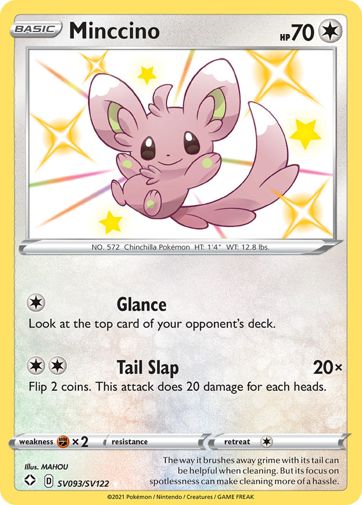 Minccino (SV093/SV122) [Sword & Shield: Shining Fates] | Kessel Run Games Inc. 