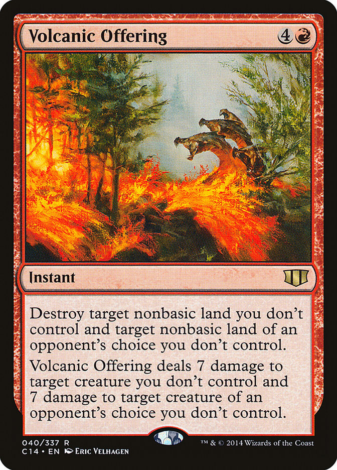 Volcanic Offering [Commander 2014] | Kessel Run Games Inc. 