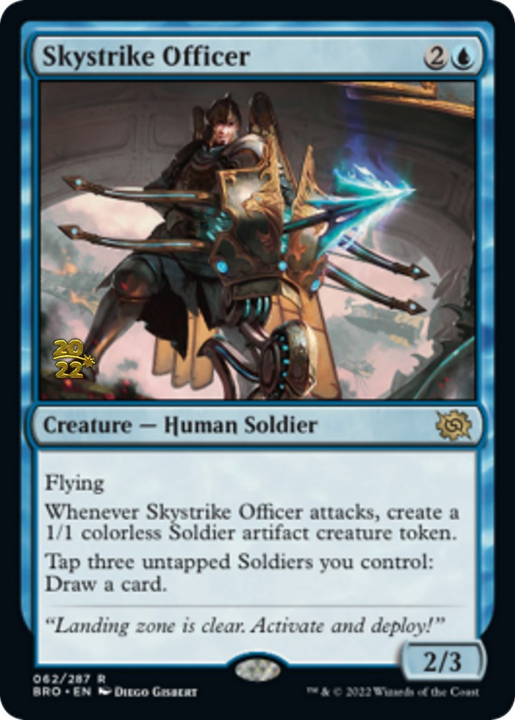 Skystrike Officer [The Brothers' War Prerelease Promos] | Kessel Run Games Inc. 