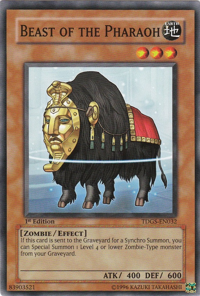 Beast of the Pharaoh [TDGS-EN032] Common | Kessel Run Games Inc. 