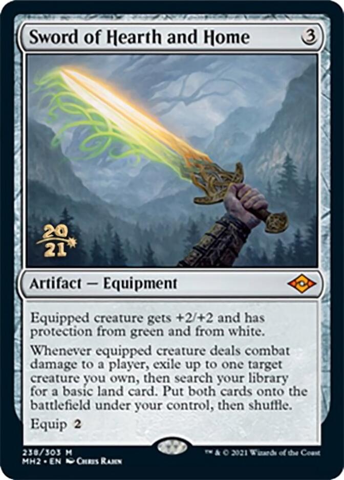 Sword of Hearth and Home [Modern Horizons 2 Prerelease Promos] | Kessel Run Games Inc. 