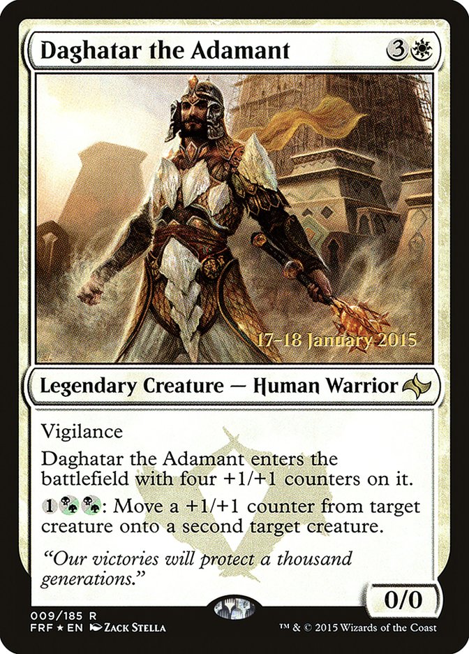 Daghatar the Adamant [Fate Reforged Prerelease Promos] | Kessel Run Games Inc. 