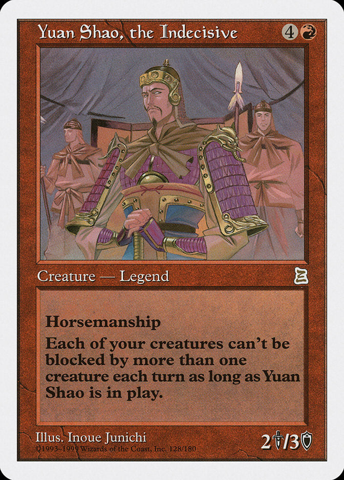 Yuan Shao, the Indecisive [Portal Three Kingdoms] | Kessel Run Games Inc. 
