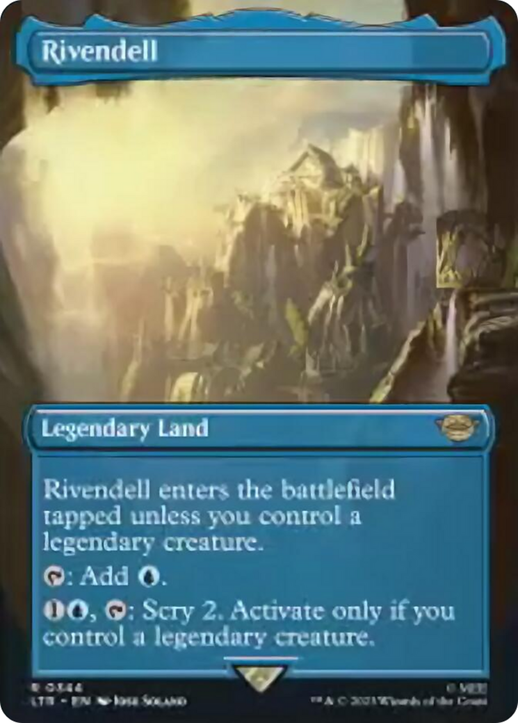 Rivendell (Borderless Alternate Art) [The Lord of the Rings: Tales of Middle-Earth] | Kessel Run Games Inc. 