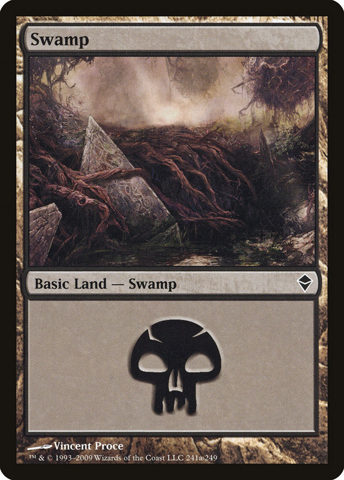 Swamp (241a) [Zendikar] | Kessel Run Games Inc. 