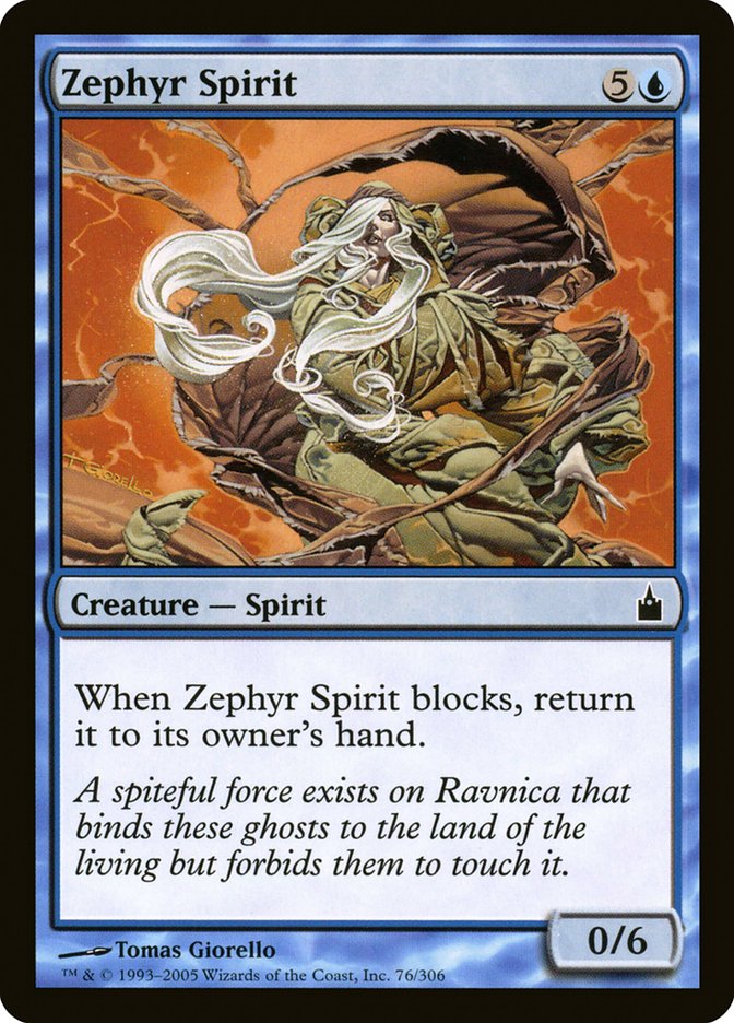 Zephyr Spirit [Ravnica: City of Guilds] | Kessel Run Games Inc. 