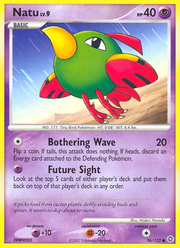 Natu (96/132) [Diamond & Pearl: Secret Wonders] | Kessel Run Games Inc. 