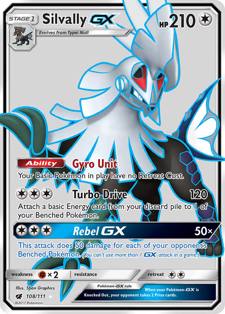 Silvally GX (108/111) [Sun & Moon: Crimson Invasion] | Kessel Run Games Inc. 